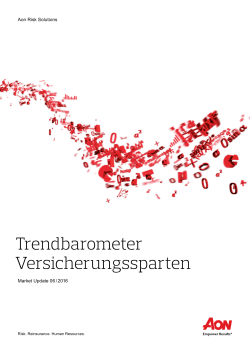 Aon Trendbarometer 2016