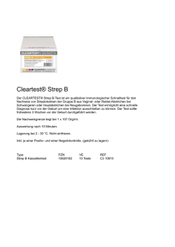 Cleartest® Strep B