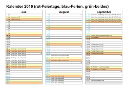 WKBV - Terminplan 2016/2017 - WKBV