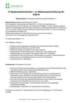 Dieses Stellenangebot als PDF speichern