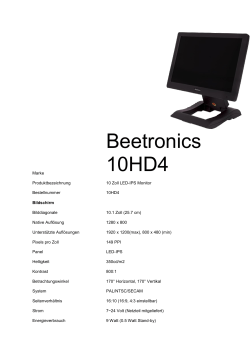 PDF Beetronics 10" 10HD4