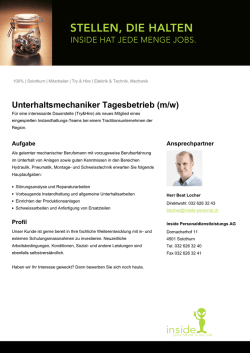 Inserat als PDF - Inside Personaldienstleistungs AG
