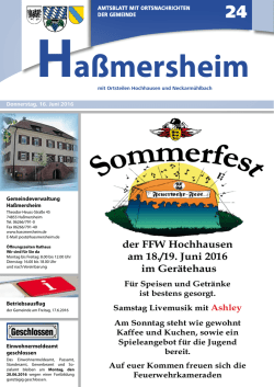 Ha&szlig;mersheim - Lokalmatador.de