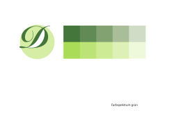 Farbspektrum grün