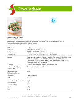 Goma Dressing NS 251467 Basis VPE: Fl 1Ltr Hersteller: Nihon