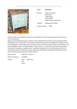 Objectinformation for printing