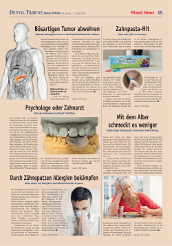 Mixed News - Dental Tribune International