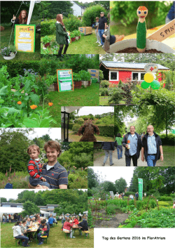 Tag des Gartens 2016 im FlorAtrium