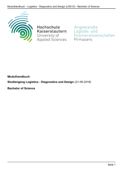 Modulhandbuch - Hochschule Kaiserslautern