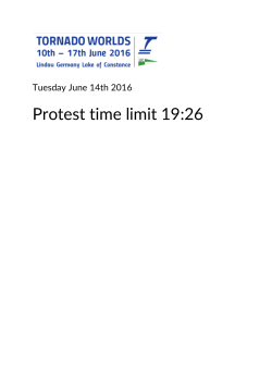 Protest time limit 19:26