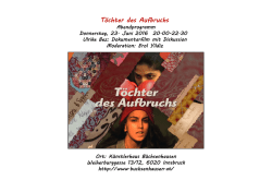 Töchter des Aufbruchs