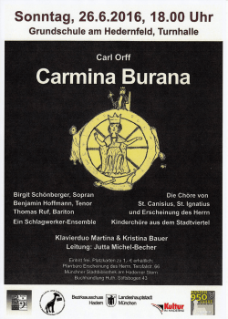 Carmina Burana - Pfarrverband Salvator Mundi