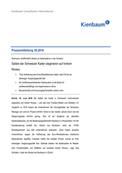 Pressemitteilung 38.2016