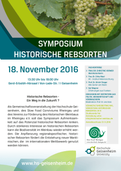 Plakat-SymposiumHistorischeRebsorten-HS-Geisenheim