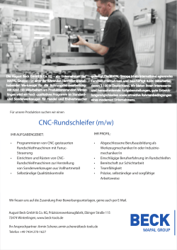 CNC- Rundschleifer