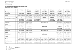 Verwaltung der Schulen Sommer 2016