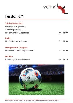 Fussball-EM Karte