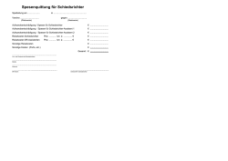 Spesenquittung f&uuml;r Schiedsrichter