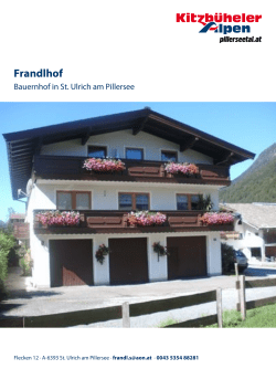 Frandlhof in St. Ulrich am Pillersee