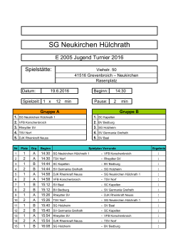 spielplan e-2005 - SG Neukirchen
