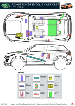 Jaguar/Land Rover Rettungsdatenbl&auml;tter