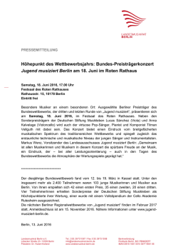 Informationen - Landesmusikrat Berlin