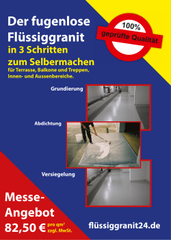 A4 Flyer.indd - Flüssiggranit