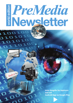 world edition - premedianewsletter.de