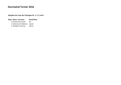 Sturmwind Turnier 2016