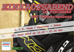 Einkaufstage_2016 - EHC Schwarzenburg