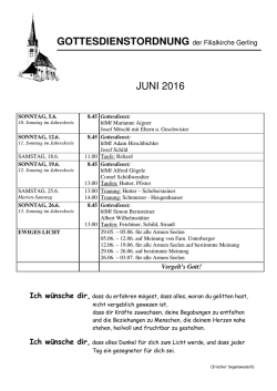 Gottesdienstordnung Gerling 76 kb