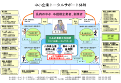 中小企業トータルサポートの体制（PDF 237KB）