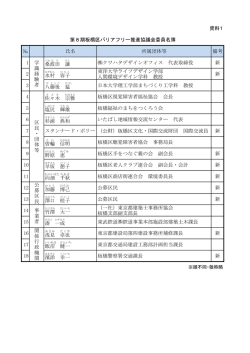資料1 委員名簿