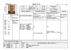 別紙様式e 履歴書（例）（Adobe PDFファイル 144.9KB）