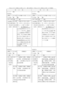 新旧対照表