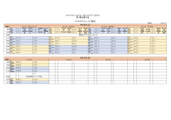 マッチスケジュール - 日本ビーチバレーボール連盟（JBV）