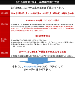 卒業論文提出方法（PDF）