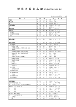 幹部名簿(平成28年6月17日) (PDF:171KB)