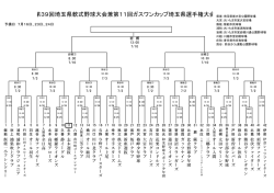 組合せ - 埼玉県野球連盟