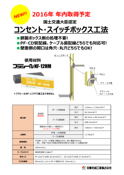 国土交通大臣認定工法コンセント・スイッチボックス工法 試験に合格！！