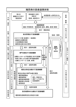 糖尿病の医療連携体制