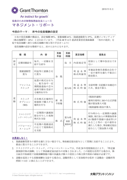 昨今の役員報酬の設定