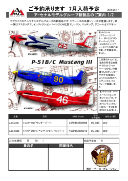 AMG新製品ご案内レース機1 2016/06/17