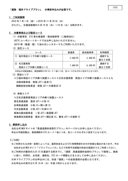 速旅 福井ドライブプラン