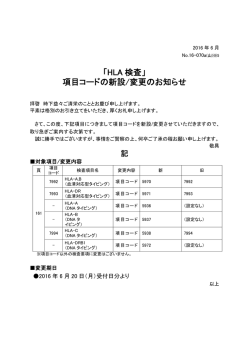 HLA-A,B(血清対応型タイピング)