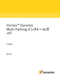 Veritas™ Dynamic Multi-Pathing インストールガイド: Linux