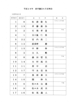 一般質問