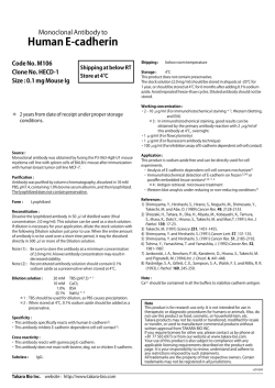 Human E-cadherin
