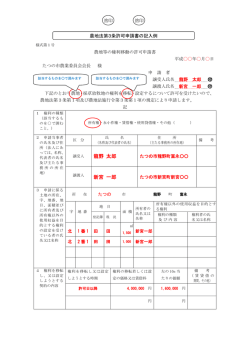 許可申請書の記入例（PDF：674KB）