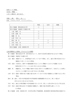 証券コード 6762 会社名 TDK レポート提出日 6 月 13 日 学部 商 学年 3